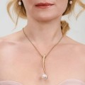 Lange Goldkette mit Perle aus der Parer-Kollektion