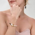 Zartes Onyx- und Perlenarmband aus der Pare PRA38-1 ORSKA Kollektion