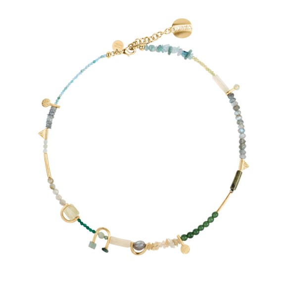 Eine einzigartige, künstlerische Halskette aus der Gelato-Kollektion von ORSKA Jewelry GEN52-1