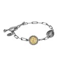 Silbernes Armband mit Gliedern und einem Augensymbol aus der Semios-Kollektion SMA42-1 - ORSKA Schmuck