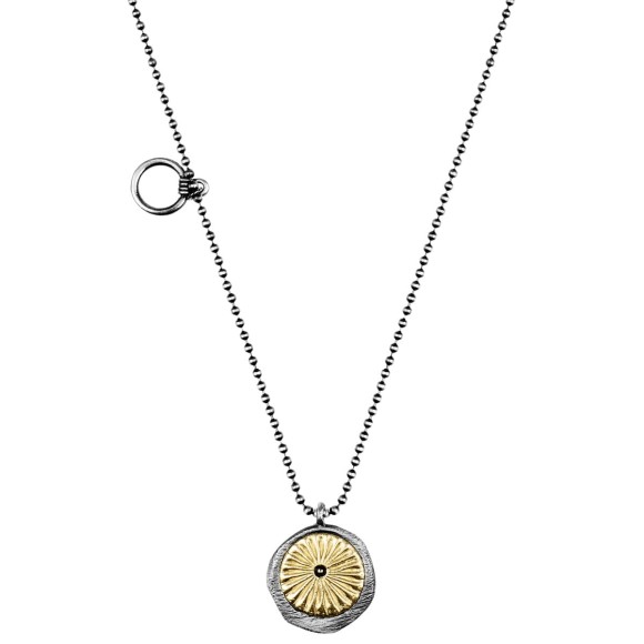 Lange Halskette mit einem Anhänger in Form eines Siegels aus der Semios SMN62-1 Kollektion