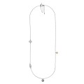 Graphitfarbene, lange Halskette mit dekorativen Anhängern aus der Semios SMN72-1 Kollektion - ORSKA Schmuck