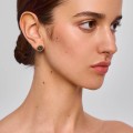 Runde Ohrringe mit Steinbock aus der Semios SMK28-1 Kollektion - ORSKA Schmuck