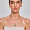 Vergoldete Halskette mit dekorativem Anhänger aus der Semios SMN52-1 Kollektion - ORSKA Schmuck