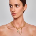 Vergoldete asymmetrische Gliederkette aus der Semios SMN56-1 Kollektion - ORSKA Schmuck