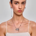 Original-Amulett an einer Kette aus Labradoriten aus der Semios SMN86-1-Kollektion - ORSKA-Schmuck
