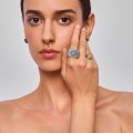 Silberner Siegelring mit Sonnensymbol aus der Semios SMP52-1 Kollektion - ORSKA Schmuck