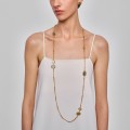 Vergoldete Halskette mit Siegeln aus der Semios SMN98-2 Kollektion - ORSKA Kunstschmuck