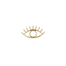 Vergoldete „Augen“-Anstecknadel aus der Kembali Kollektion