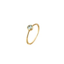 Ein Ring mit einem blauen Topas aus der Aurora Kollection