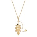 Schlüsselanhänger aus Keramik in Form eines Rosenblattes aus der Monumental-Kollektion – ORSKA-Schmuck
