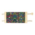 Gewebtes grünes Armband – Manschette aus der Guatemala-Kollektion – ORSKA Schmuck