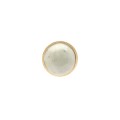 Runder Pin mit hellgrünem Jade aus der Guatemala-Kollektion