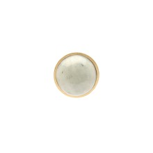 Runder Pin mit hellgrünem Jade aus der Guatemala-Kollektion