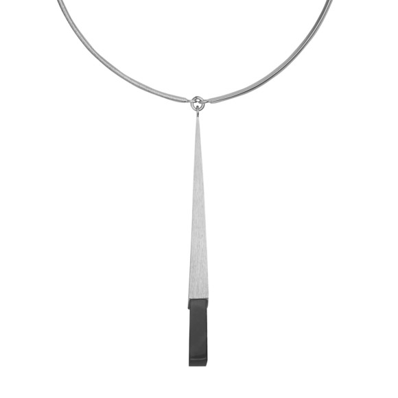 Silber-Collier mit schwarzem Jadeit aus der Kollektion Guatemala