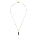 Halskette mit grünem Jade-Anhänger aus der Guatemala-Kollektion