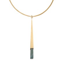 Collier-Halskette mit Jade-Anhänger aus der Kollektion Guatemala