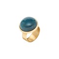 Ring mit rundem grünem Jade aus der Kollektion Guatemala