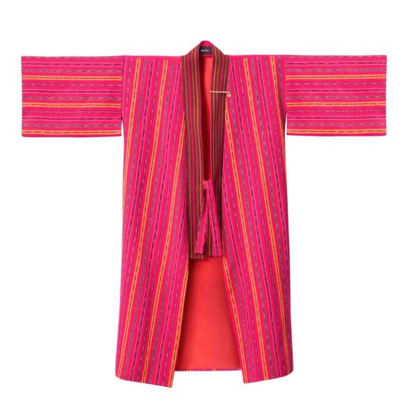 Limitierte, fuchsienfarbene MAXI-Kimono aus der Kollektion Guatemala – ORSKA