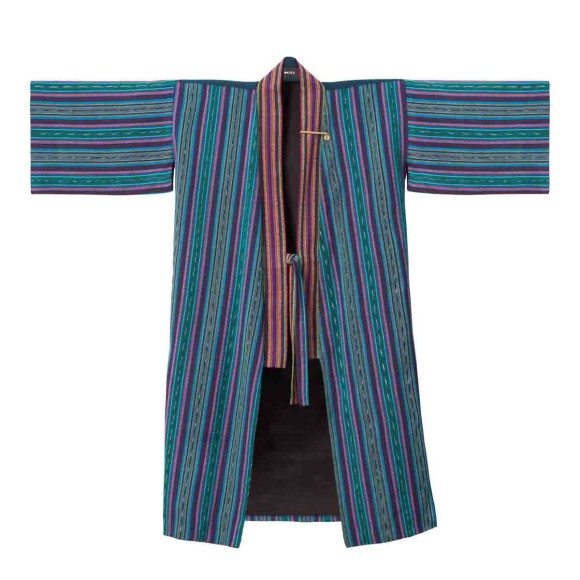Limitierte, blaue MAXI-Kimono aus der Guatemala-Kollektion - ORSKA