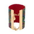 Künstlerische, handgewebte Manschette – Armband aus der Guatemala-Kollektion
