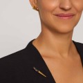 Pin mit rosa gesprenkeltem Jade aus der Guatemala-Kollektion – ORSKA