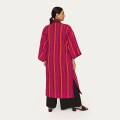 Langes fuchsiafarbenes Kimono aus der Guatemala-Kollektion