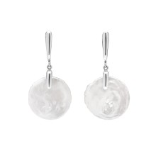 Ohrringe mit unregelmäßigen Perlen aus der Perle-Kollektion