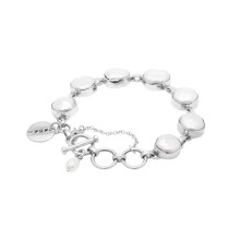 Silbernes Armband mit Perlen aus der Perle-Kollektion