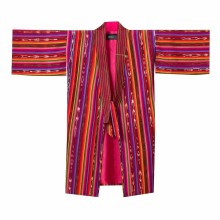 Limitierter, blauer MAXI-Kimono aus der Kollektion Guatemala