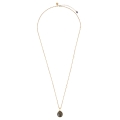 Vergoldete Halskette mit farbenfrohem Anhänger aus der Minakari-Kollektion - ORSKA