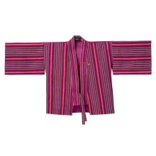 Limitiertes Kimono mit violettem Futter aus der Guatemala-Kollektion