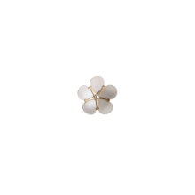 Weiße Kirschblüten-Anstecknadel aus der Plantis Kollektion