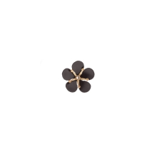 Graphit-Kirschblüten-Anstecker aus der Plantis Kollektion