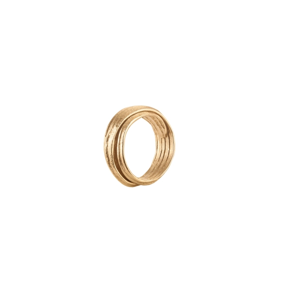 Vergoldeter Ring, Ring aus der Prato Kollektion