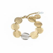 Gold- und Silberarmband aus der Rundo Kollektion