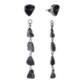 Ohrringe mit schwarzen Turmalinen aus der Kollektion Aurora – ORSKA Schmuck