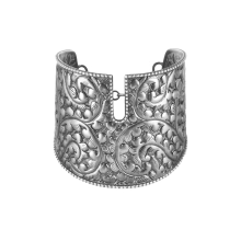 Graphitfarbenes, breites Armband aus der Nepal Kollektion
