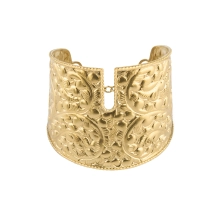 Vergoldetes, breites Armband aus der Nepal Kollektion