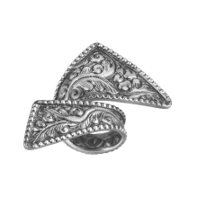 Geometrischer Graphitring aus der Nepal Kollektion