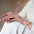 Goldarmband aus der Apis-Kollektion der polnischen Marke ORSKA