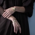 Starres, vergoldetes Body-Armband von ORSKA Jewelry