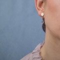 Handgefertigte Ohrringe mit Kristallen von ORSKA