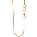 Lange Halskette aus der Ray-Kollektion mit asymmetrischen Gliedern - ORSKA Schmuck