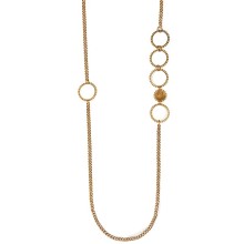 Lange goldene Halskette aus der Ray Kollektion