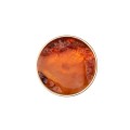 Runder Cognac-Bernstein in einem Ring aus der Baltica-Kollektion von ORSKA Schmuck