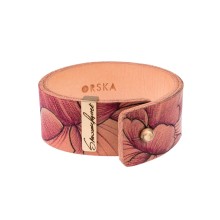 Schmales Armband mit einer tätowierten Pfingstrose aus der Tattoo Kollektion