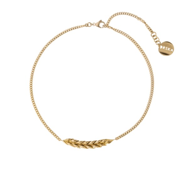 Goldene Halskette mit Spitze aus der Bery-Kollektion