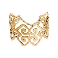 Breites Armband mit durchbrochenem ethnischen Motiv aus der Eternal Kollektion
