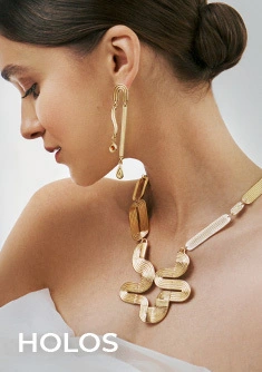 Silber- und vergoldeter Schmuck, inspiriert von den Elementen